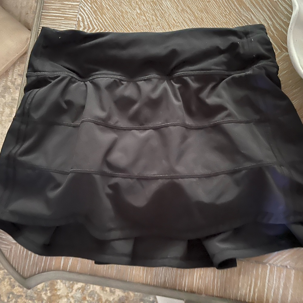 Lululemon Athletica Black Mini Skirt